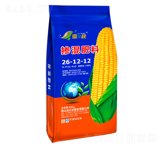 玉米專用摻混肥料26-12-12-撒金秋-金億達(dá)肥業(yè)