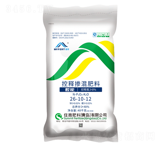 醛能控釋摻混肥料26-10-12-夢(mèng)豐-住商肥料