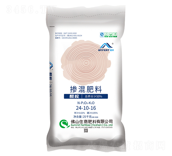醛桉摻混肥料24-10-16-夢(mèng)豐-住商肥料