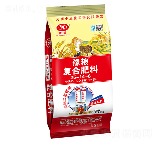 40kg高塔氯化鉀復合肥料25-14-6-豫糧肥業(yè)