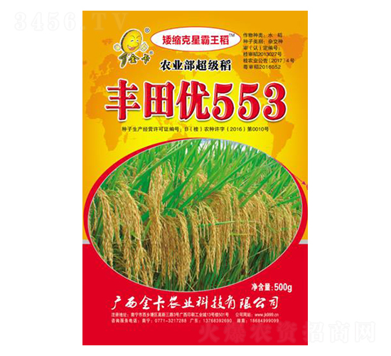 豐田優(yōu)553-水稻種子-金卡農業(yè)