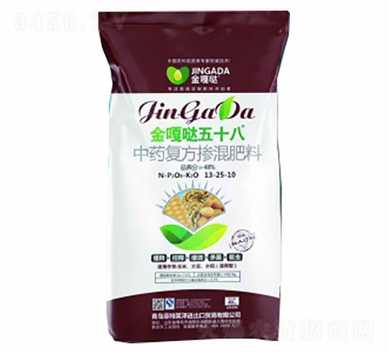 中藥復方摻混肥料13-25-10-金嘎噠五十八-菲特萊澤