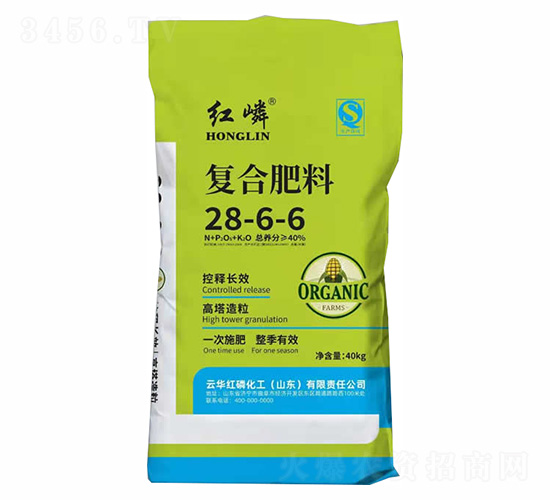 40kg復合肥料28-6-6-云化紅嶙