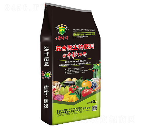 40kg復(fù)合微生物肥料-中勁18號(hào)-勁牛