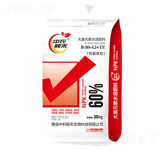 防裂果型大量元素水溶肥料8-10-42+TE-中農(nóng)鯨禾