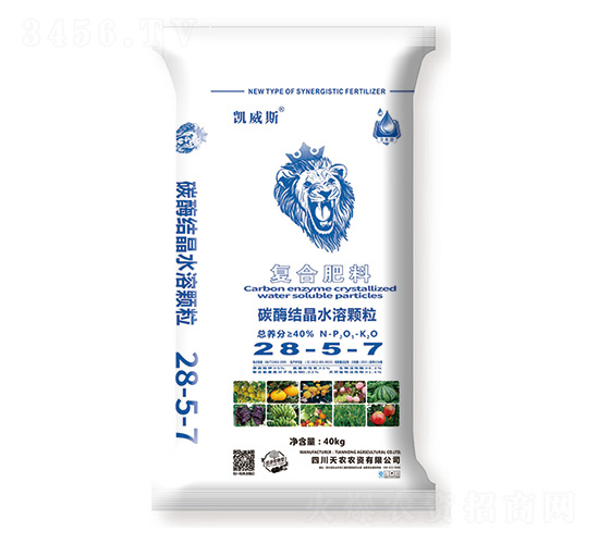 碳酶結(jié)晶水溶復合肥料28-5-7-凱威斯-天農(nóng)農(nóng)資