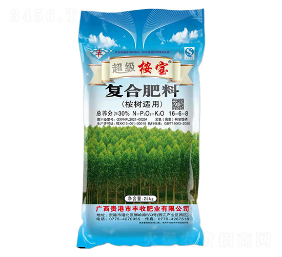 桉樹適用復(fù)合肥料16-6-8-超級(jí)桉寶-豐收肥業(yè)