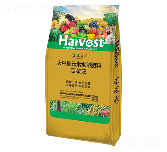 大中量元素水溶肥料25kg-百菜旺-百禾旺-梁山國豐