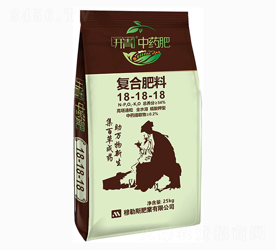 硫酸鉀型高塔造粒復(fù)合肥料18-18-18-開青中藥肥-穆勒斯肥業(yè)