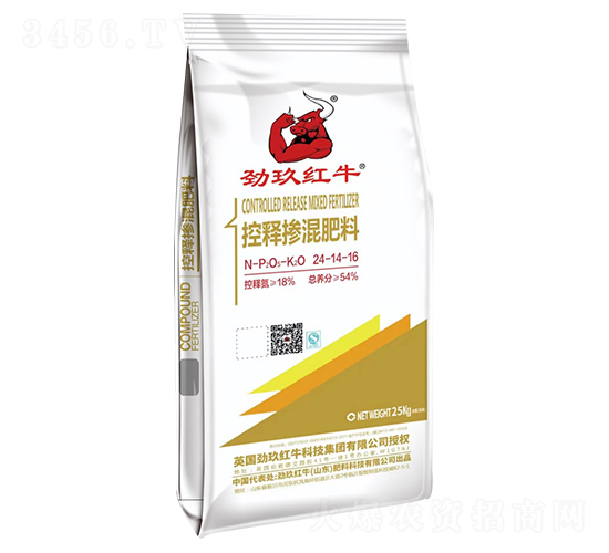 控釋摻混肥料24-14-16-勁玖紅牛