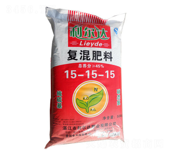 ç´”ç¡«åŸºå¾©(fÃ¹)æ··è‚¥æ–™15-15-15-åˆ©çˆ¾é”(dÃ¡)è‚¥æ¥­(yÃ¨)