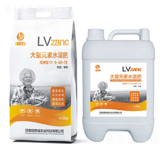 高鉀型大量元素水溶肥11-5-40+TE-綠贊誠農(nóng)業(yè)