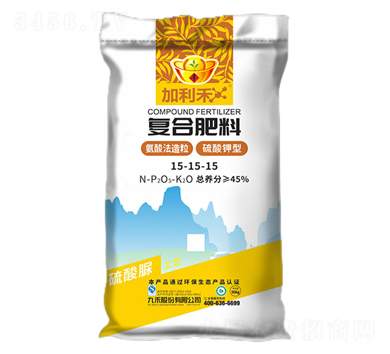 硫酸鉀型復合肥料15-15-15-加利禾-九禾