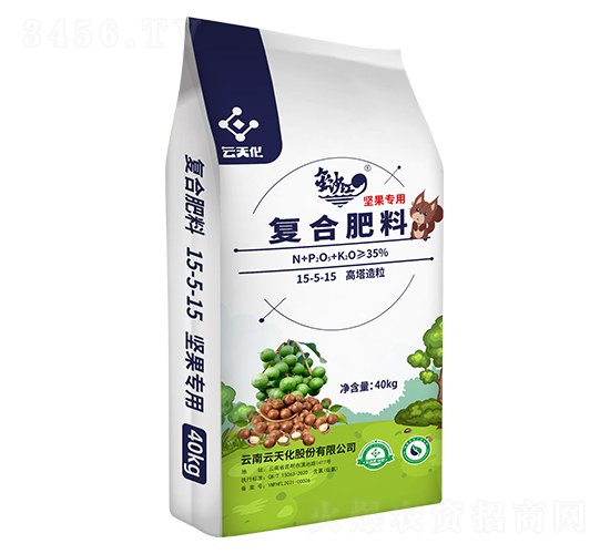 堅果用復合肥料15-5-15-CL-金沙江