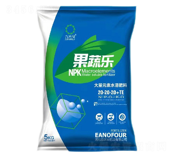 大量元素水溶肥料20-20-20+TE-果蔬樂-益農(nóng)豐肥業(yè)