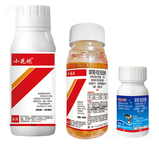 6%聯(lián)菊·啶蟲脒微乳劑-小花炮+藍虎金剛鉆-藍虎-勇冠喬迪