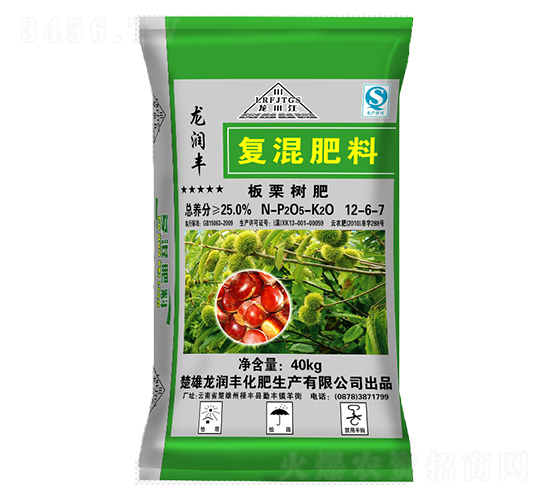 板栗復合肥料12-6-7-龍潤豐