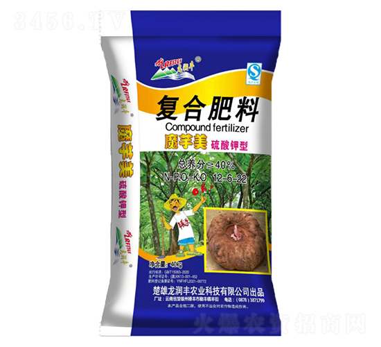 魔芋專(zhuān)用復(fù)合肥料12-6-22-龍潤(rùn)豐