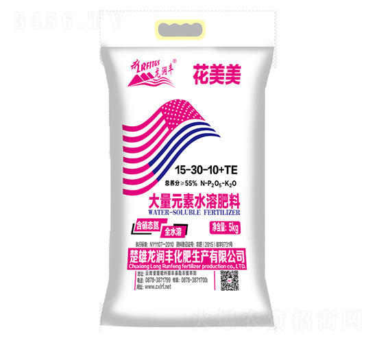 花美美大量元素水溶肥15-30-10+TE-龍潤(rùn)豐