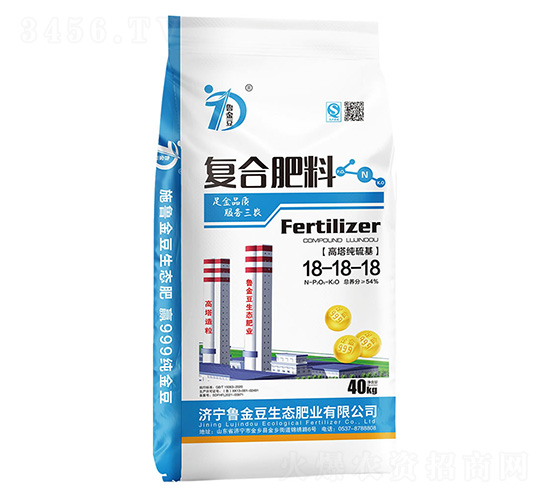 40kg平衡型復合肥料18-18-18-魯金豆生態(tài)肥