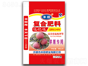 蘋果專用高濃度硫酸鉀型復合肥料13-17-15-豐田肥業(yè)