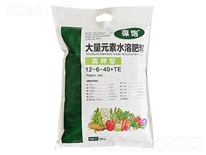 高鉀型大量元素水溶肥料12-6-40+TE-葆飽-田公子