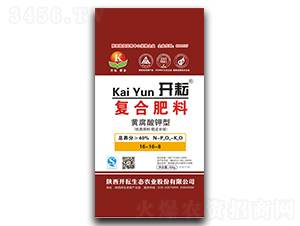 黃腐酸鉀型復(fù)合肥料16-16-8-開耘