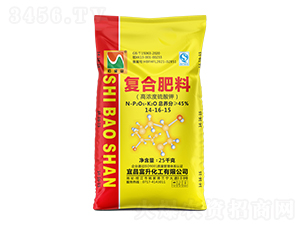 25kg高濃度多元硫基復(fù)合肥料（大顆粒）14-16-15-石寶山-富升化工