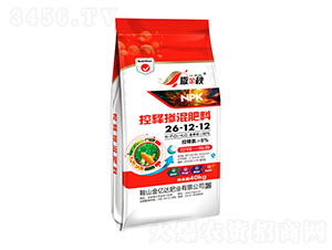 控釋摻混肥26-12-12-撒金秋-金億達(dá)肥業(yè)