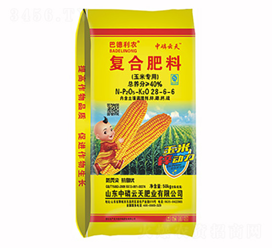 玉米專(zhuān)用復(fù)合肥料28-6-6-巴德利農(nóng)-中磷云天a
