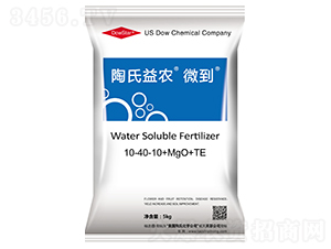 5kg大量元素水溶肥料10-40-10+MgO+TE-微到-陶氏益農(nóng)